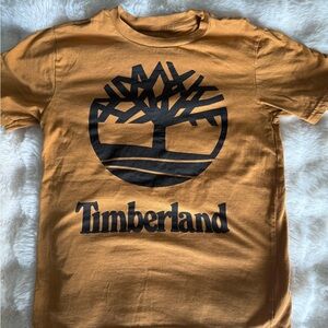 Timberland Kids' Tan Logo T-Shirt